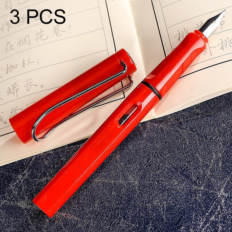 3개 세트 학교 사무용 초미세 티타늄 합금 닙 투명 피스톤 만년필(블랙), 랜덤 배송(0.5mm/0.38mm 닙), HC3328B, HC3328E, HC3328F, HC3328G, HC3328L, HC3328LG, HC3328P, HC3328R, HC3328TE, HC3328TG, HC3328TH, HC3328TL, HC3328TT