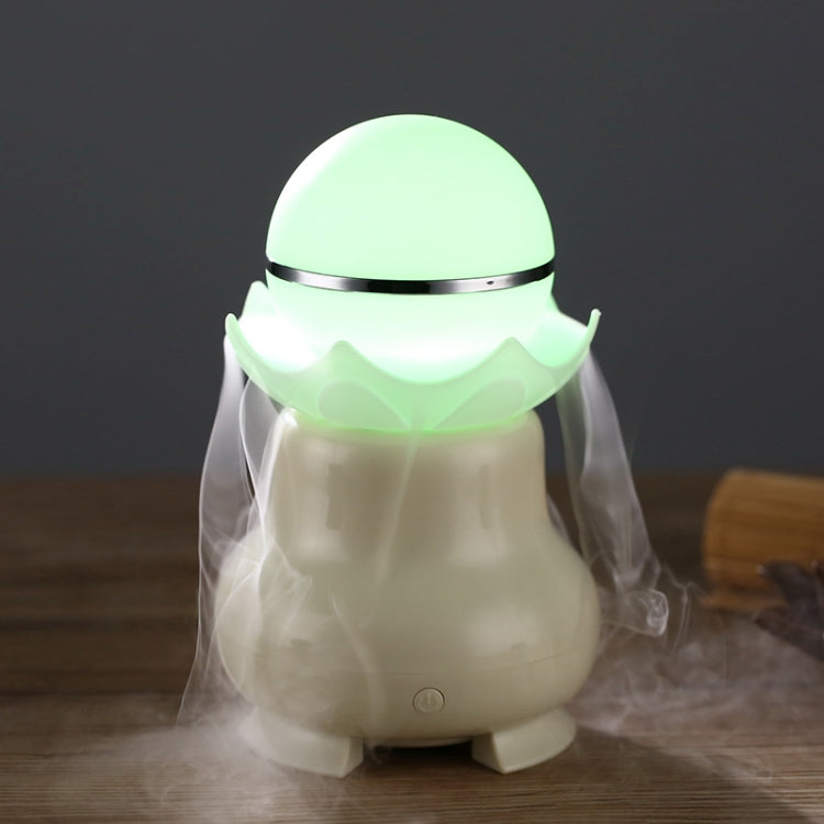 4W USB 충전 야간 발광 진주 초음파 아로마테라피 가습기 LED 컬러풀 라이트 포함, 가정/사무실용, 물탱크 용량: 95ml, DC 5V