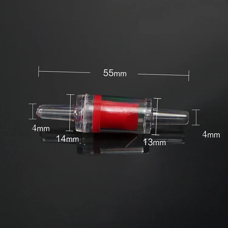 어항용 에어 펌프 인라인 체크 밸브 10개, 인터페이스: 4mm, 4mm