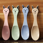 Balcherlam 아기 밀 이삭 재료 그릇 + 숟가락 키트, 무작위 색상 배송, 그릇 + 숟가락 키트