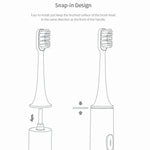 3개입 샤오미 미지아 전동 칫솔모 교체용 구강 건강 관리 (민감형)
