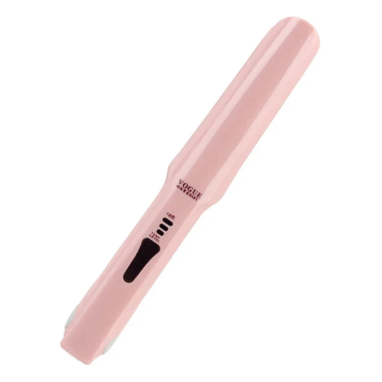 무선 미니 USB 충전식 헤어 스트레이트너 헤어 컬러 이중 용도 헤어 스플린트