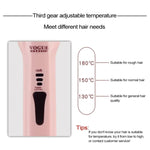 무선 미니 USB 충전식 헤어 스트레이트너 헤어 컬러 이중 용도 헤어 스플린트