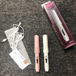무선 미니 USB 충전식 헤어 스트레이트너 헤어 컬러 이중 용도 헤어 스플린트