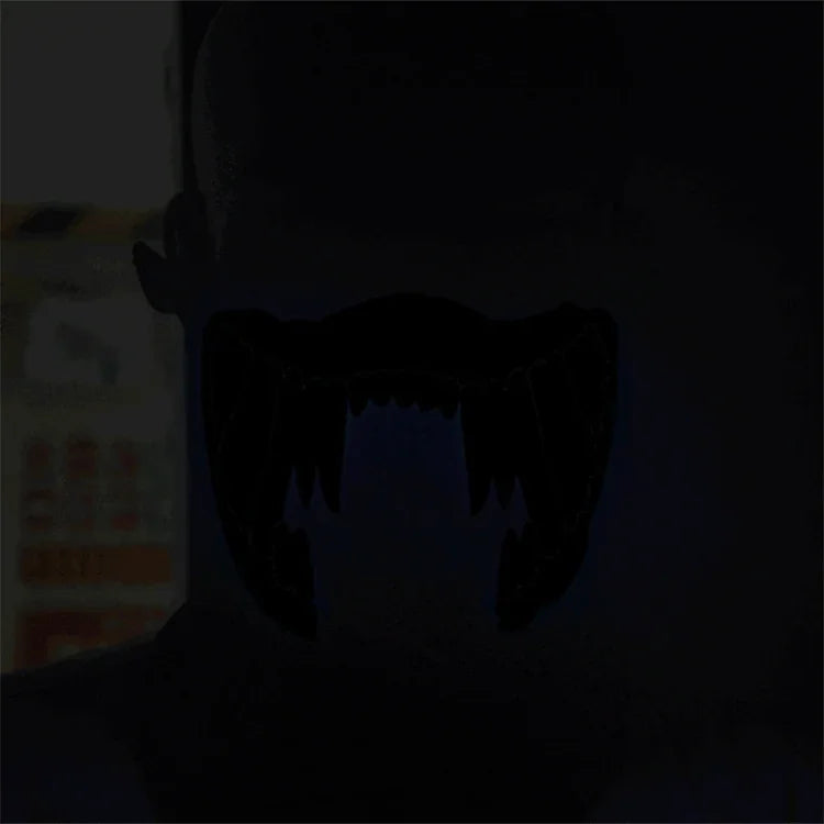 FG-MA-02 할로윈 가면 음성 제어 LED 냉광 공포 코스프레 가면, FG-MA-02