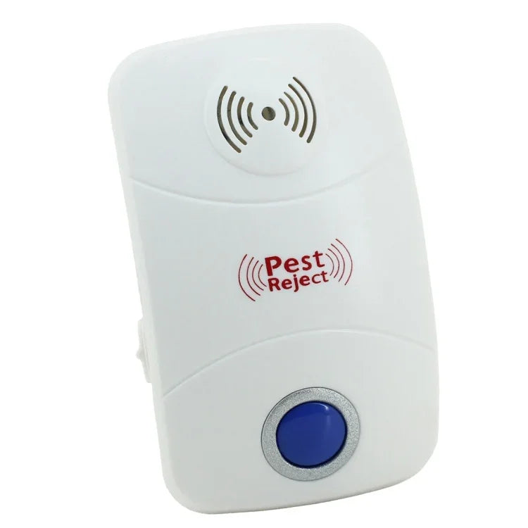 전자 초음파 모기 쥐 해충 퇴치기 LED 라이트 포함, UK 플러그, AC90V-250V, UK 플러그