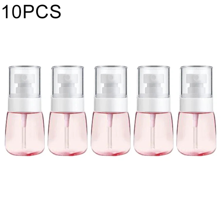 10개입 휴대용 리필 가능한 플라스틱 미세 안개 향수 스프레이 병 투명 빈 스프레이 병, 30ml, 30ml