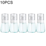 10개입 휴대용 리필 가능한 플라스틱 미세 안개 향수 스프레이 병 투명 빈 스프레이 병, 30ml, 30ml