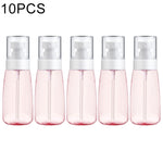10개입 휴대용 리필 가능한 플라스틱 미세 안개 향수 스프레이 병 투명 빈 스프레이 병, 60ml, 60ml