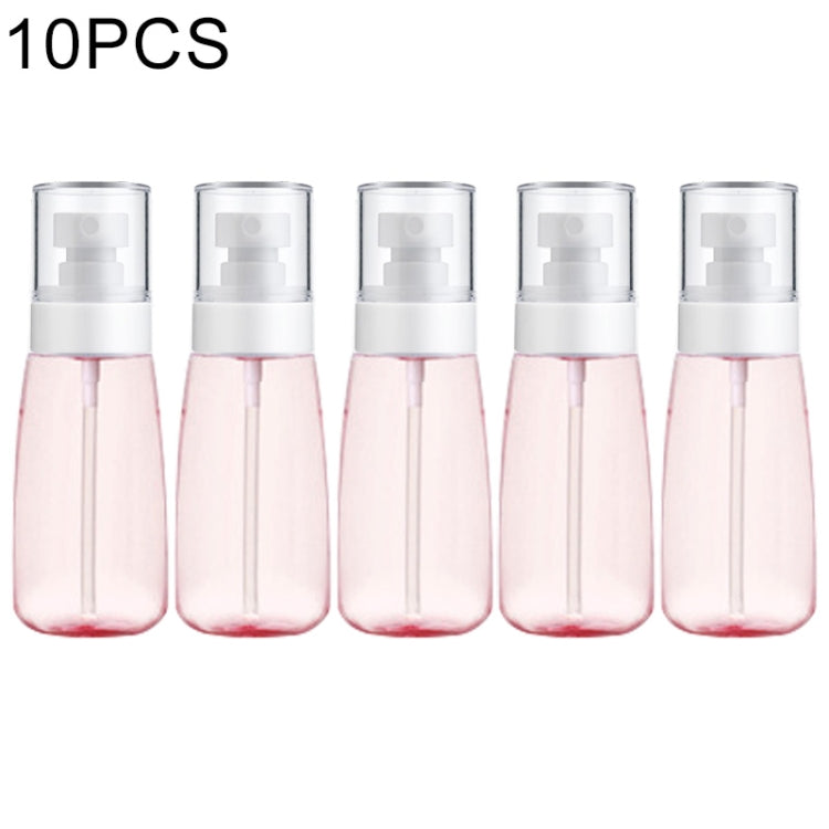 10개입 휴대용 리필 가능한 플라스틱 미세 안개 향수 스프레이 병 투명 빈 스프레이 병, 60ml, 60ml