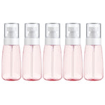 10개입 휴대용 리필 가능한 플라스틱 미세 안개 향수 스프레이 병 투명 빈 스프레이 병, 60ml, 60ml