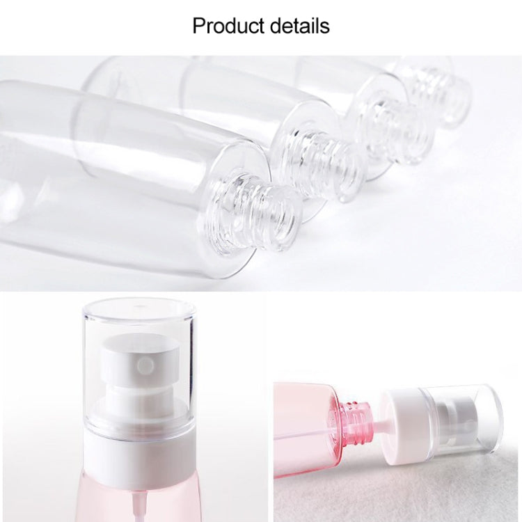 10개입 휴대용 리필 가능한 플라스틱 미세 안개 향수 스프레이 병 투명 빈 스프레이 병, 60ml, 60ml