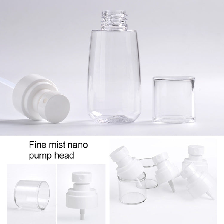 10개입 휴대용 리필 가능한 플라스틱 미세 안개 향수 스프레이 병 투명 빈 스프레이 병, 60ml, 60ml