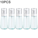 10개입 휴대용 리필 가능한 플라스틱 미세 안개 향수 스프레이 병 투명 빈 스프레이 병, 60ml, 60ml
