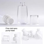 10개 휴대용 리필 가능한 플라스틱 미세 미스트 향수 스프레이 병 투명 빈 스프레이 병, 80ml, 80ml