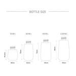 10개 휴대용 리필 가능한 플라스틱 미세 미스트 향수 스프레이 병 투명 빈 스프레이 병, 80ml, 80ml