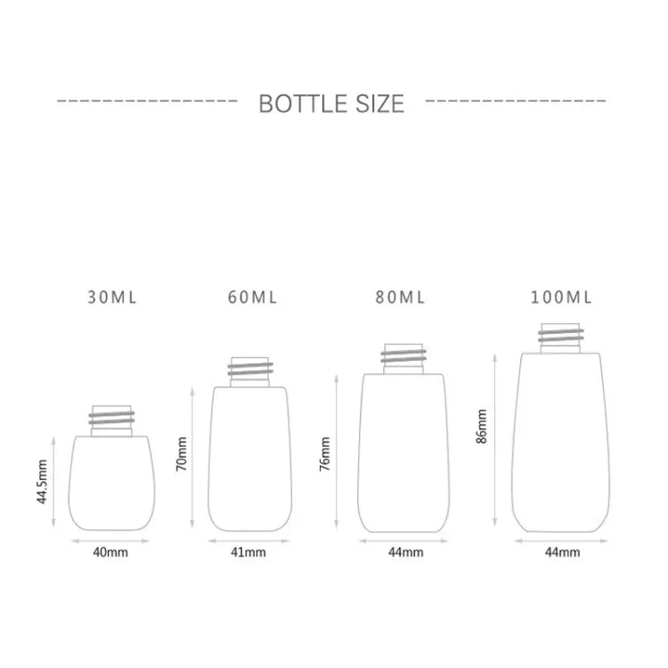 10개 휴대용 리필 가능한 플라스틱 미세 미스트 향수 스프레이 병 투명 빈 스프레이 병, 80ml, 80ml