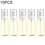 10개입 휴대용 리필 가능한 플라스틱 미세 안개 향수 스프레이 병 투명 빈 스프레이 병, 100ml, 100ml