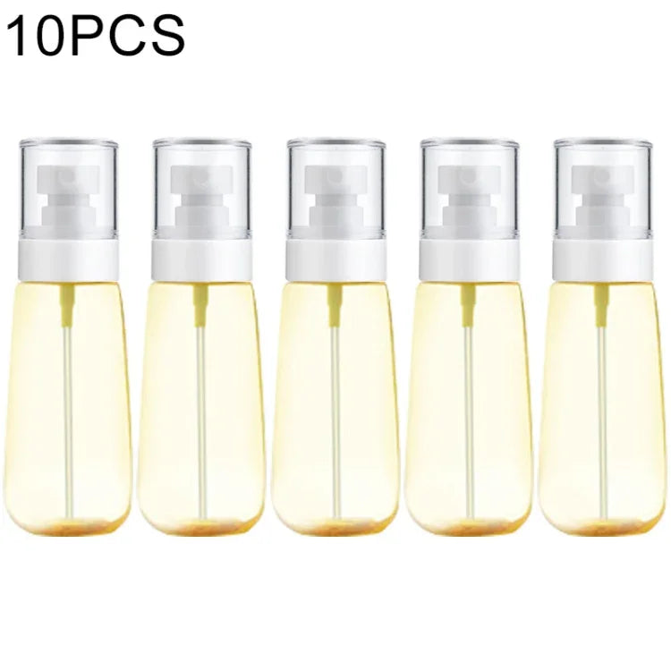 10개입 휴대용 리필 가능한 플라스틱 미세 안개 향수 스프레이 병 투명 빈 스프레이 병, 100ml, 100ml