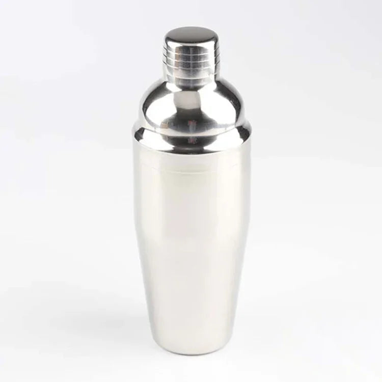 14 in 1 스테인리스 스틸 칵테일 셰이커 도구 세트 대나무 거치대 포함, 용량: 750ml, 750ml, 대나무
