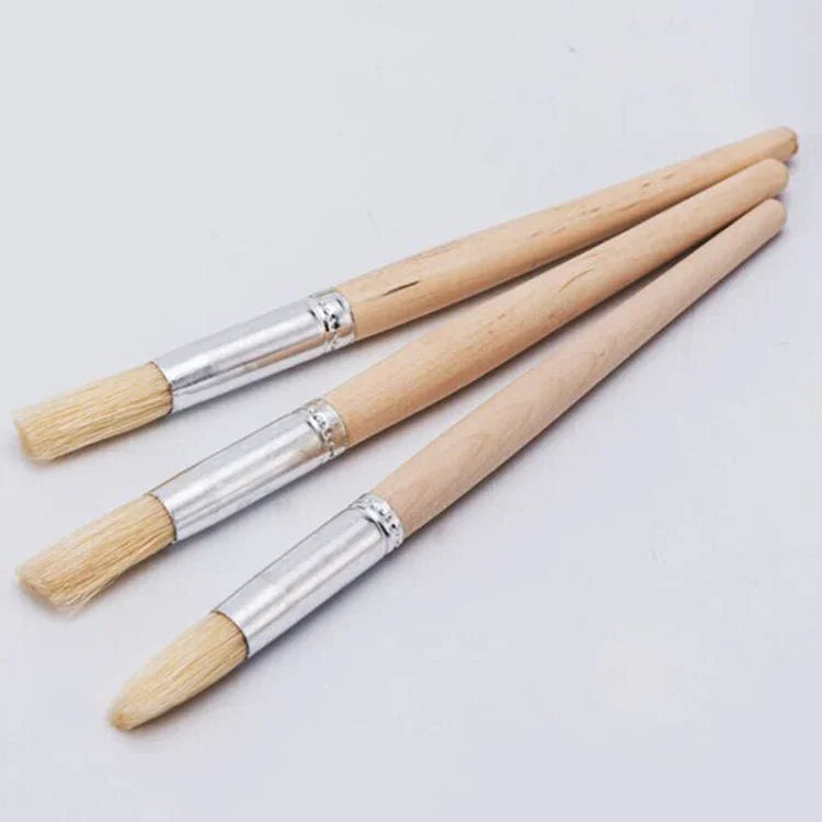 2개 목재 손잡이 브리슬 커피 그라인더 먼지 청소 브러시, 길이: 19.5cm, 청소 브러시