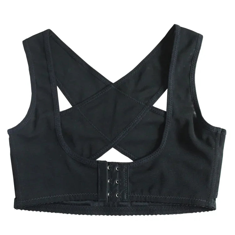 Women Ultrathin Kyphosis Correction Shoulder Support Tight-fitting Orthopedic Belt, Size:L, L