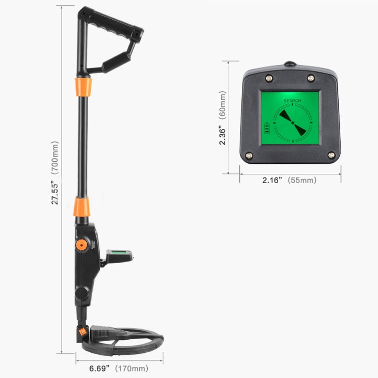 MD1008A 지하 금속 탐지기 어린이 장난감 탐지기 LCD 화면, 측정 범위: 10cm, MD1008A