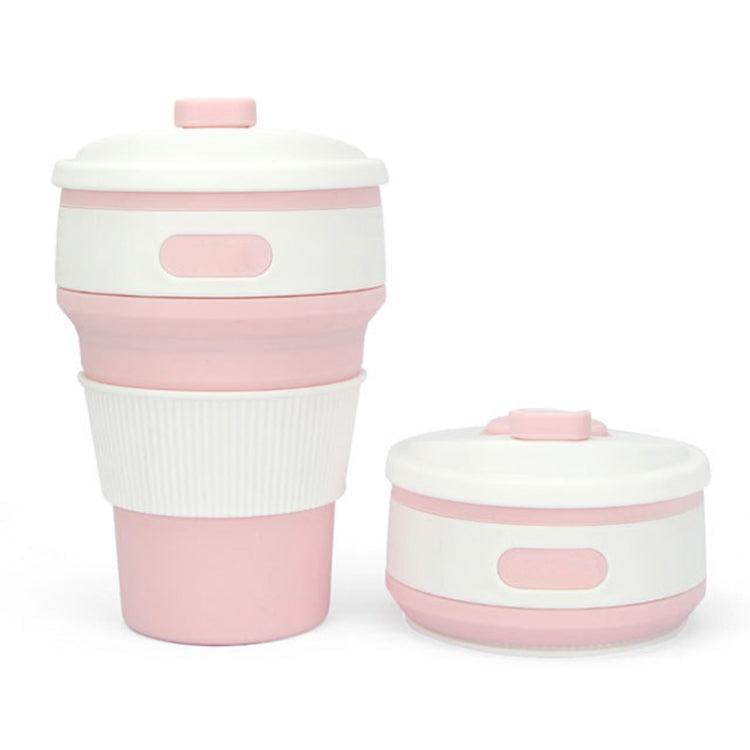 350ml 접이식 휴대용 실리콘 커피 컵 다기능 여행 컵