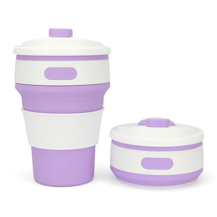 350ml 접이식 휴대용 실리콘 커피 컵 다기능 여행 컵