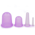 4-in-1 건강 관리 바디 마사지 진공 실리콘 부항컵, 랜덤 색상 배송, 4-in-1