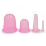 4-in-1 건강 관리 바디 마사지 진공 실리콘 부항컵, 랜덤 색상 배송, 4-in-1