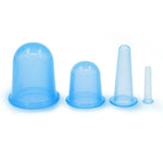 4-in-1 건강 관리 바디 마사지 진공 실리콘 부항컵, 랜덤 색상 배송, 4-in-1