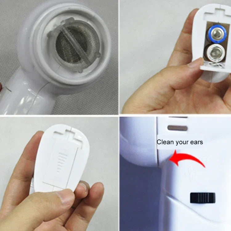 WaxVac 전기 부드럽고 효과적인 귀 청소기 성인 및 어린이용 귀 관리 도구 1개