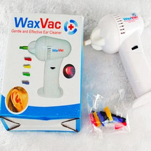 WaxVac 전기 부드럽고 효과적인 귀 청소기 성인 및 어린이용 귀 관리 도구 1개