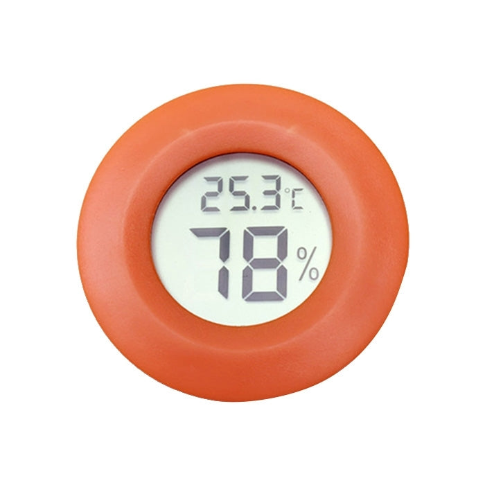 Digital Round Shaped Reptile Box Centigrade Thermometer & Hygrometer with Screen Display