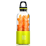 Bingo 500ml 미니 휴대용 USB 충전식 전기 주서 컵 주서 블렌더, 분당 22000회 회전, 2날 헤드 핑크, 2날 헤드 그린, 2날 헤드 블루, 2날 헤드 퍼플, 2날 헤드 레드
