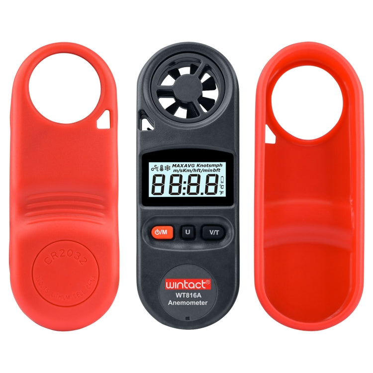 Wintact WT816A 디지털 전자 온도계 풍속계, WT816A