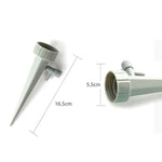 FR-258 40개 4/7mm 모세관 투명 곡선 방울 화살표 원예 미세 분무 관개 화살표, 12개