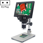 G1200 7인치 LCD 스크린 1200X 휴대용 전자 디지털 데스크탑 스탠드 현미경, 호주 플러그, 리튬 배터리 호주 플러그, 리튬 배터리 유럽 플러그, 리튬 배터리 영국 플러그, 리튬 배터리 미국 플러그