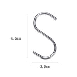 kn082 10 in 1 스테인리스 주방 도구 후크 세트, 10 in 1 후크 세트