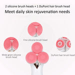 CNaier AE-878 USB Charging Silicone Face Skin Care Electric Facial Cleanser, AE-878(Pink), AE-878(Blue)