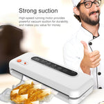 가정용 상업용 식품 진공 플라스틱 포장기 밀봉기, UK 플러그, 식품 UK 플러그 (검정), 식품 UK 플러그 (흰색)