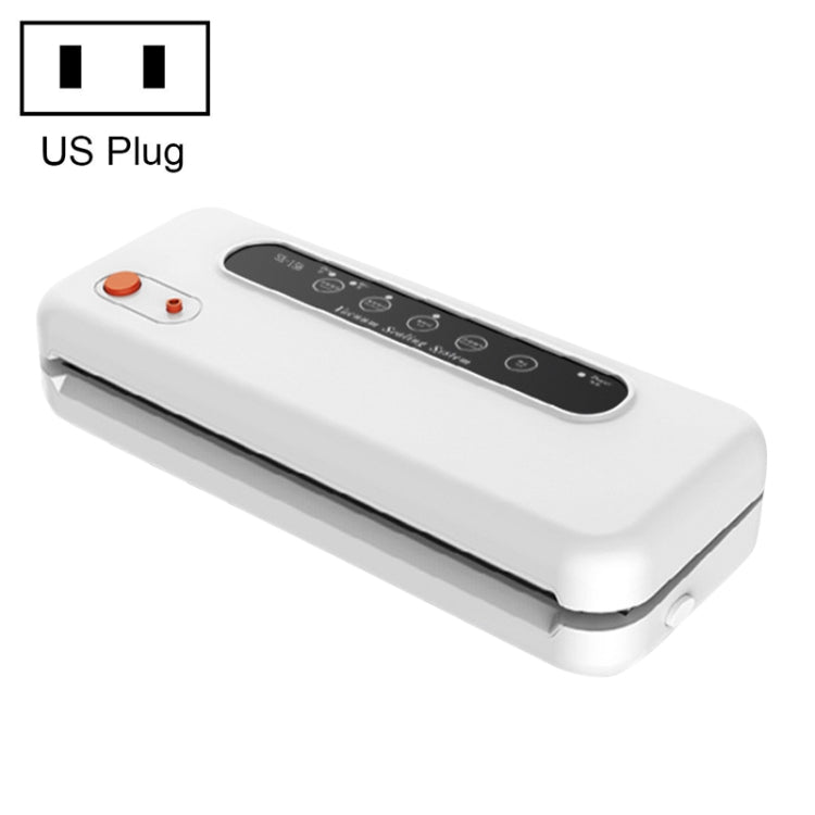 가정용 상업용 식품 진공 플라스틱 포장기 밀봉기, US 플러그, 식품 US 플러그 (검정), 식품 US 플러그 (흰색)