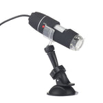 1600배 확대 HD 0.3MP 이미지 센서 2-in-1 USB 디지털 현미경 8 LED 및 전문 스탠드 포함, 1600X