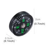 20개 20mm 야외 스포츠 캠핑 하이킹 포인터 가이드 플라스틱 나침반 하이커 내비게이션, 무작위 색상 배송, 20mm