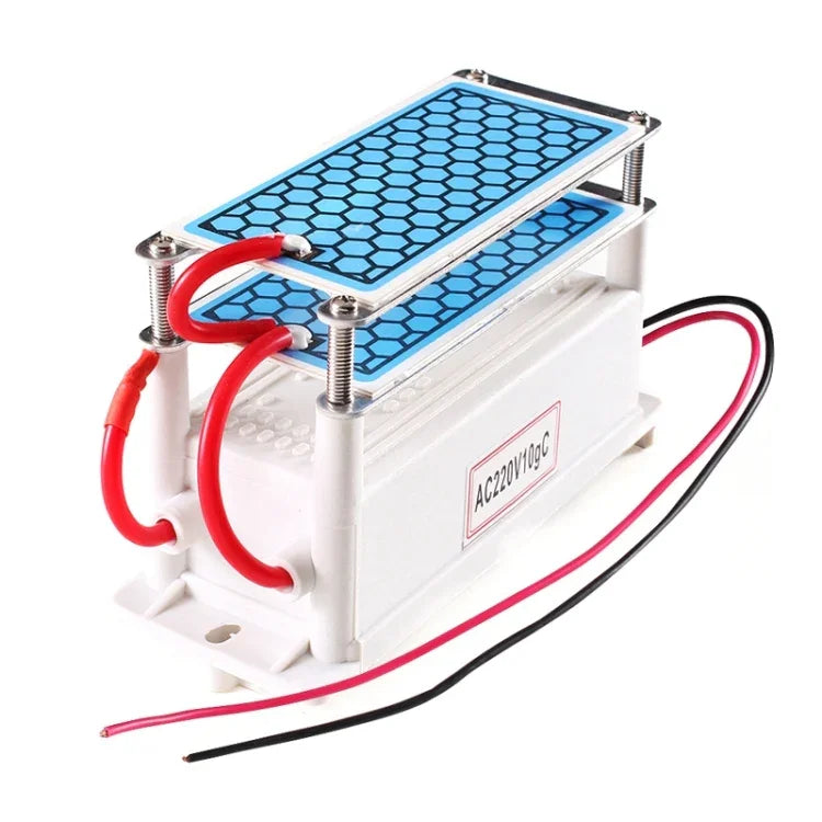 고온 세라믹 플레이트 일체형 오존 발생기 220V 10g 공기 청정기, AC 220V 10G