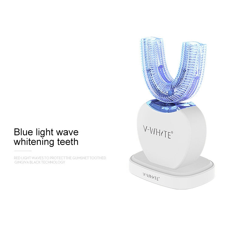 Vwhite 3가지 세척 모드 실리콘 전동 자동 뷰티 치아 기기
