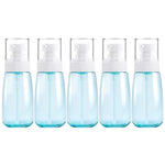 5개입 여행용 플라스틱 병 누수 방지 휴대용 여행 액세서리 소형 병 용기, 60ml, 60ml