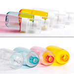 5개입 여행용 플라스틱 병 누수 방지 휴대용 여행 액세서리 소형 병 용기, 60ml, 60ml