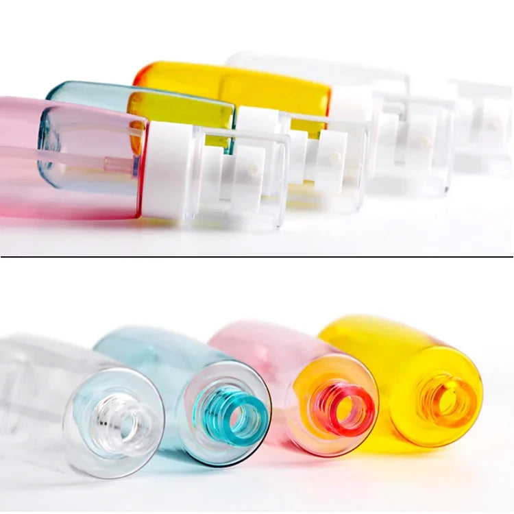 5개입 여행용 플라스틱 병 누수 방지 휴대용 여행 액세서리 소형 병 용기, 60ml, 60ml